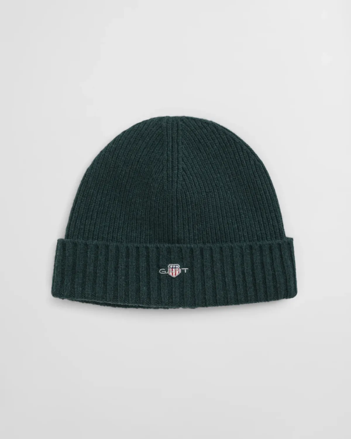 Gant | Unisex Shield Wool Beanie | Green, Size: One Size