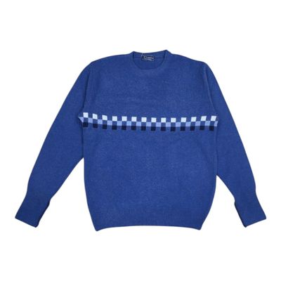 Grant | Lambswool Fancy Neck Jersey | Ribbon