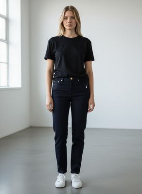 Polo | wmn Taylor Straight Leg Jeans | Black Wash