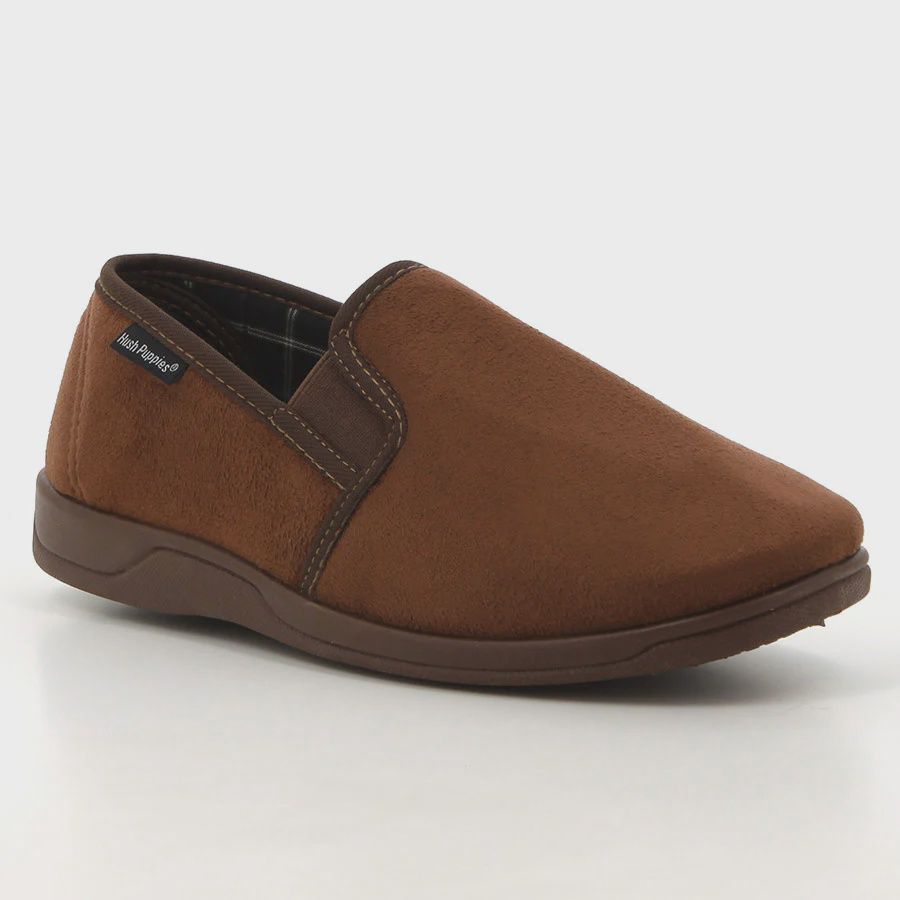 Hush Puppies | Bravo Mens Slippers | Brown, Size: 7