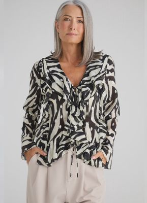 Brave &amp; True | Harper Top | Zebra Print