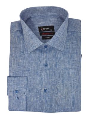 Lorenzini | Slim Fit Long Sleeve Shirt | LO94/21 | Blue