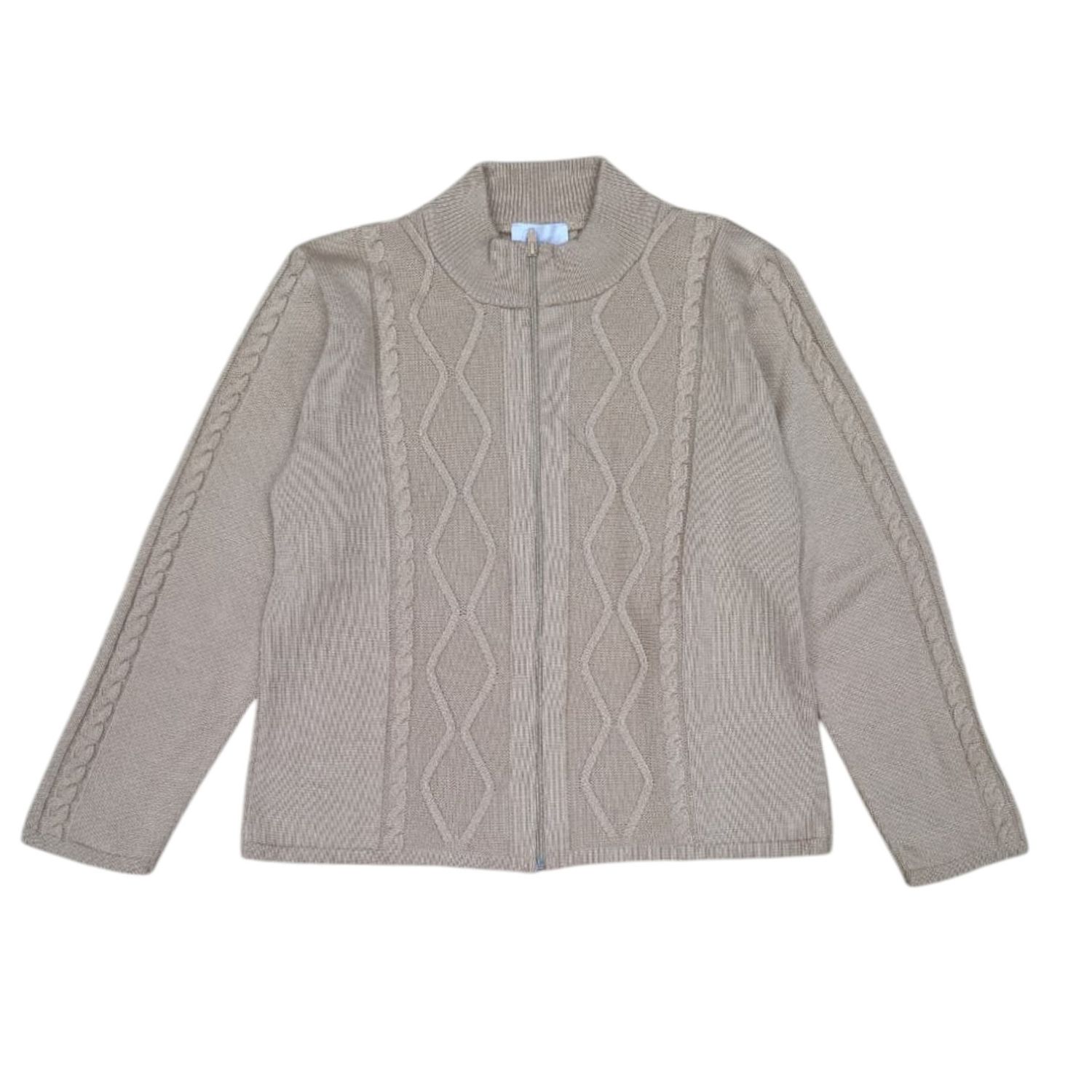 Romy | Patterned Sweater LZ4107 | Bisquit, Size: S