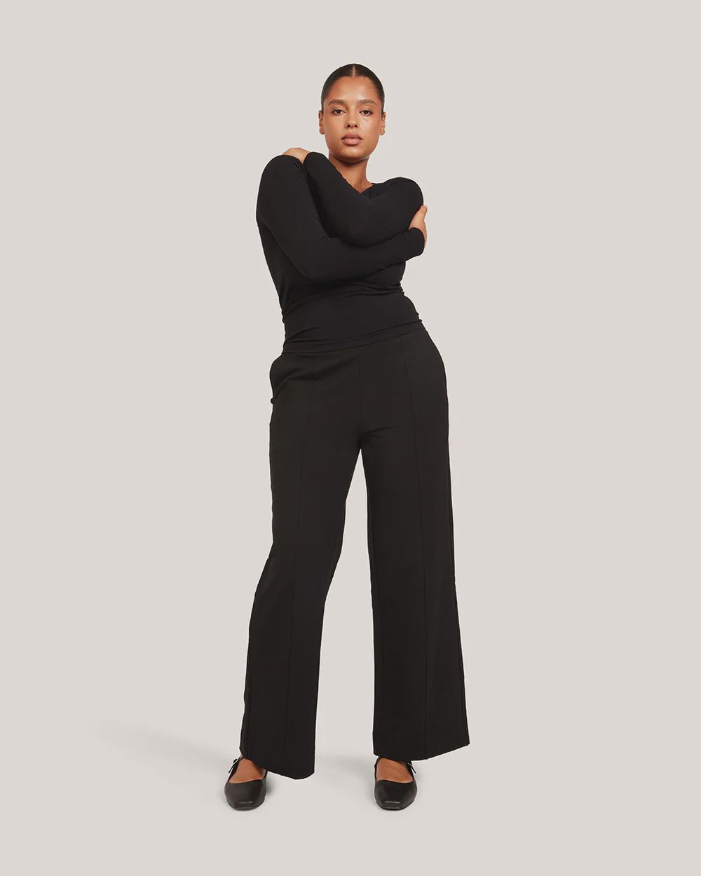 Boody | Forme™ Relaxed Leg Pants | Black, Size: S