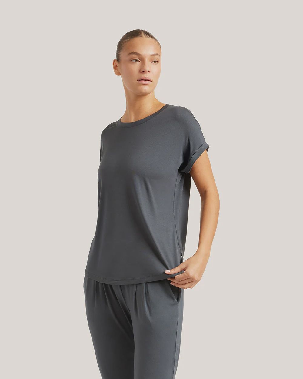 Boody | Downtime Lounge Top | Storm, Size: S