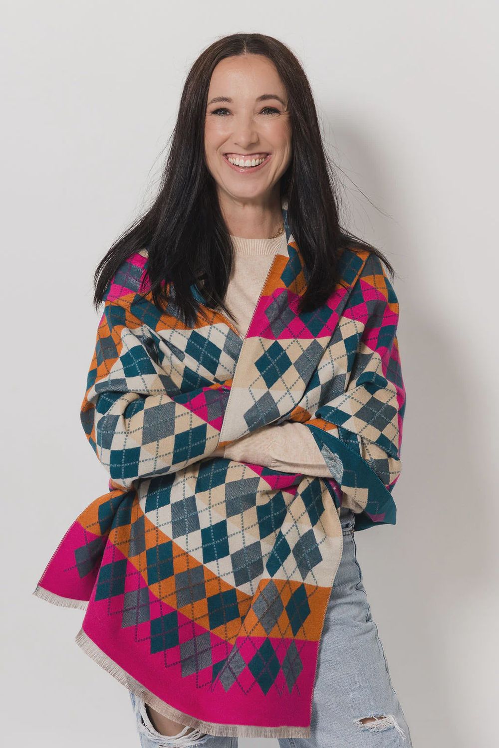 Ateljee Paarl | Argyle Wrap | Teal