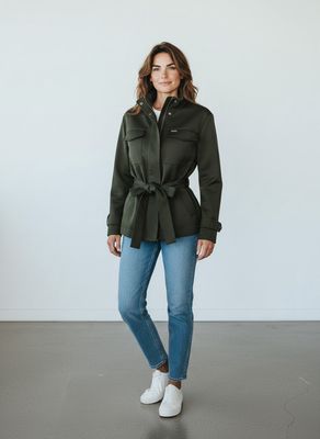 Polo | wmn Yuri Wool Jacket | Olive
