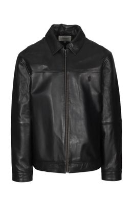 Pringle | Douglas Leather Jacket | Black