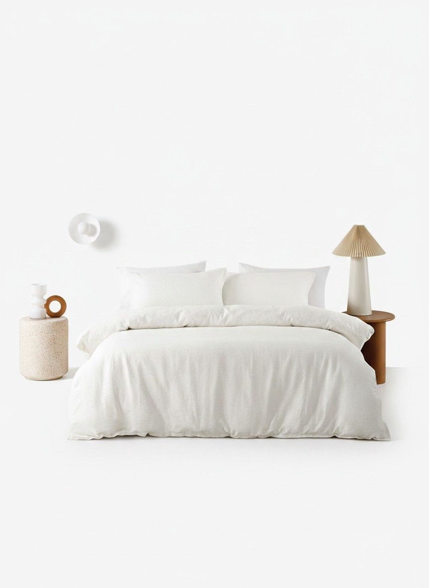 Linen House | Monroe | Duvet Cotton Cover Set | White