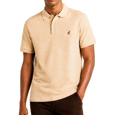 Polo - Carter Essential Pique Golfer - CAMEL