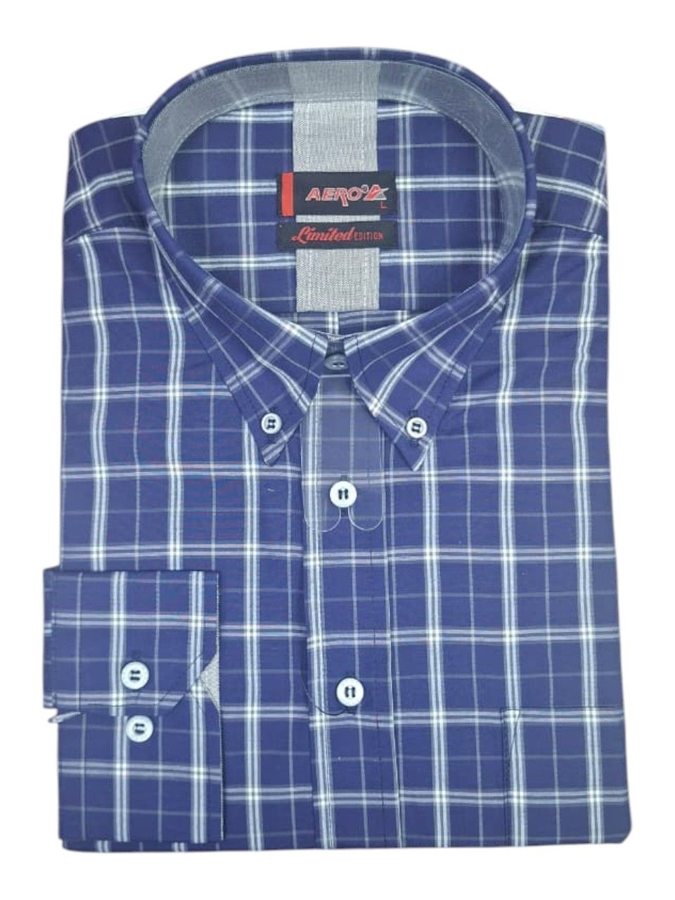 Aero | Classic Long Sleeve Shirt | GL56/197 | Navy