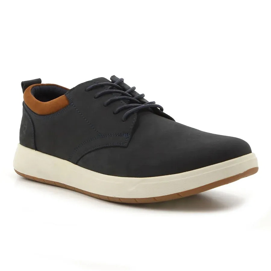 Hush Puppies | Bowen | Navy Waxy Cow Nubuck