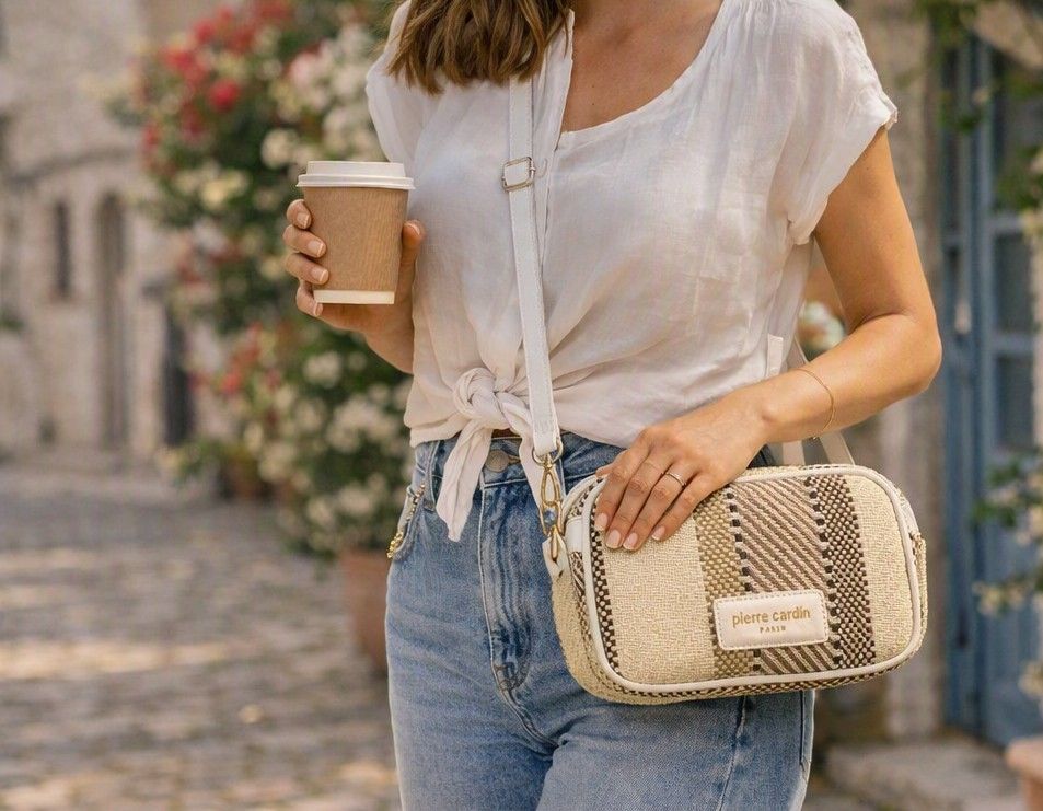 Pierre Cardin | Elisse Crossbody Handbag | White
