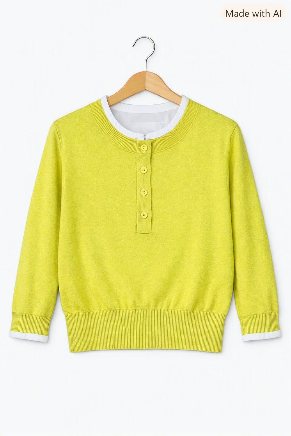 YAYA | Batwing Sweater | Dried Moss Green Melange