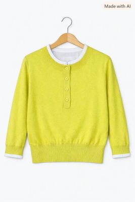 YAYA | Batwing Sweater | Dried Moss Green Melange