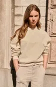 YAYA | Teddy Sweatshirt | Heather Grey Melange