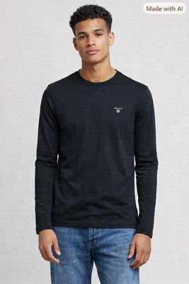 Gant | Original Long Sleeve T-shirt | Black