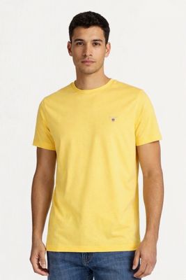 Gant | Original Short Sleeve T-shirt | Yellow