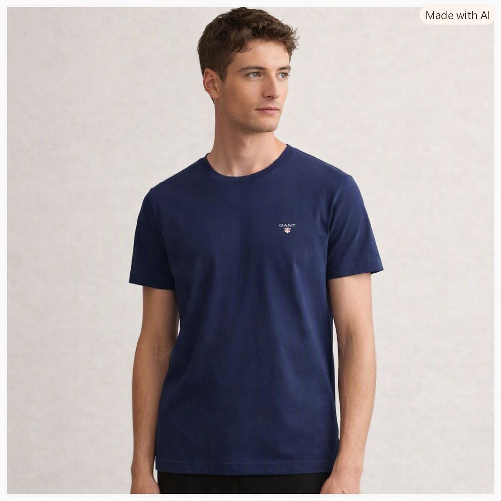 Gant | Original Short Sleeve T-shirt | Denim