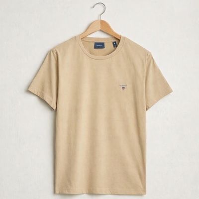 Gant | Original Short Sleeve T-Shirt | Hazelwood Beige