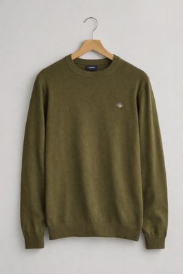 Gant | Cotton Crew Neck | Green