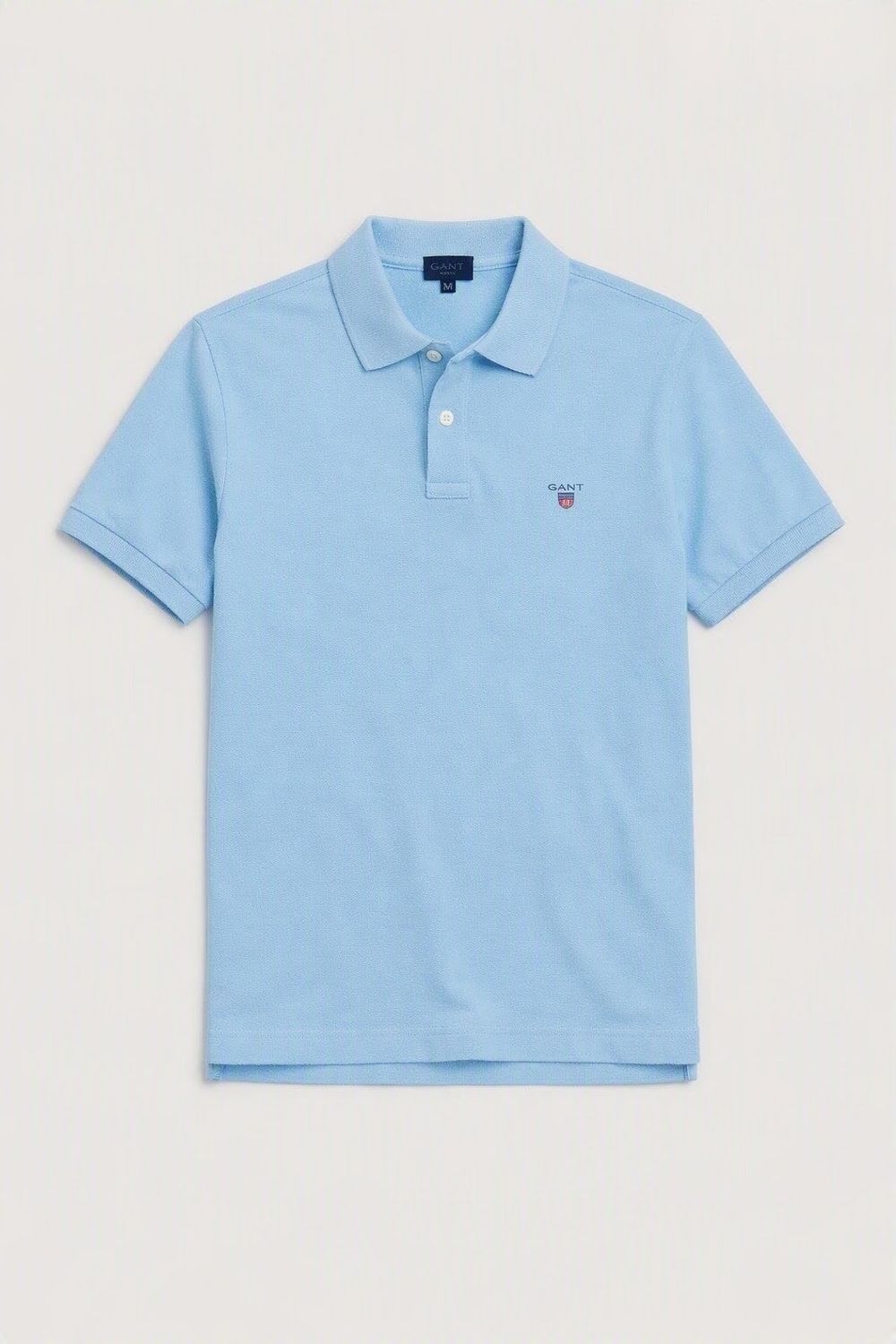 Gant | Regular Shield Short Sleeve Pique | Light Blue
