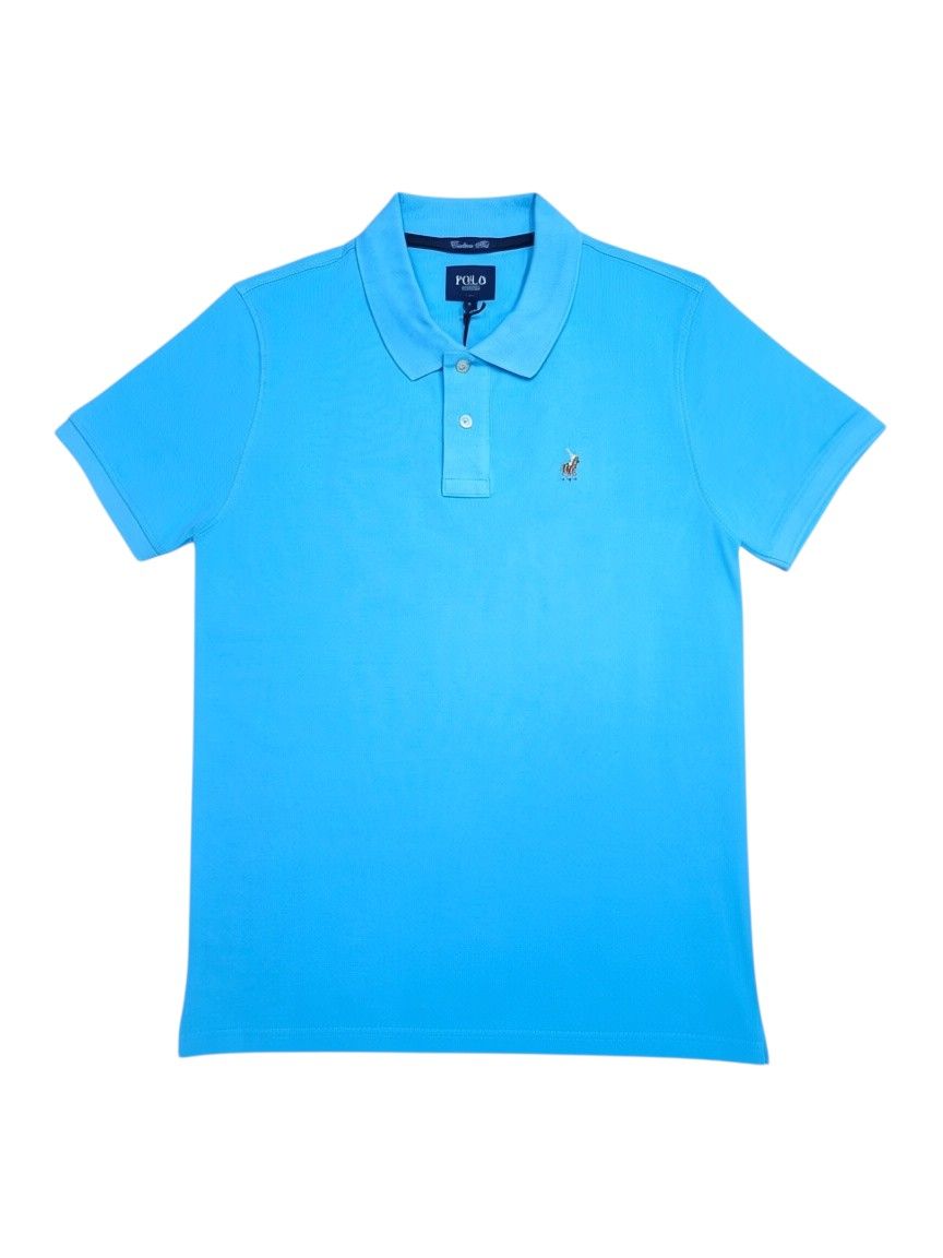 Polo | Carter Essential Pique Golfer | Blue