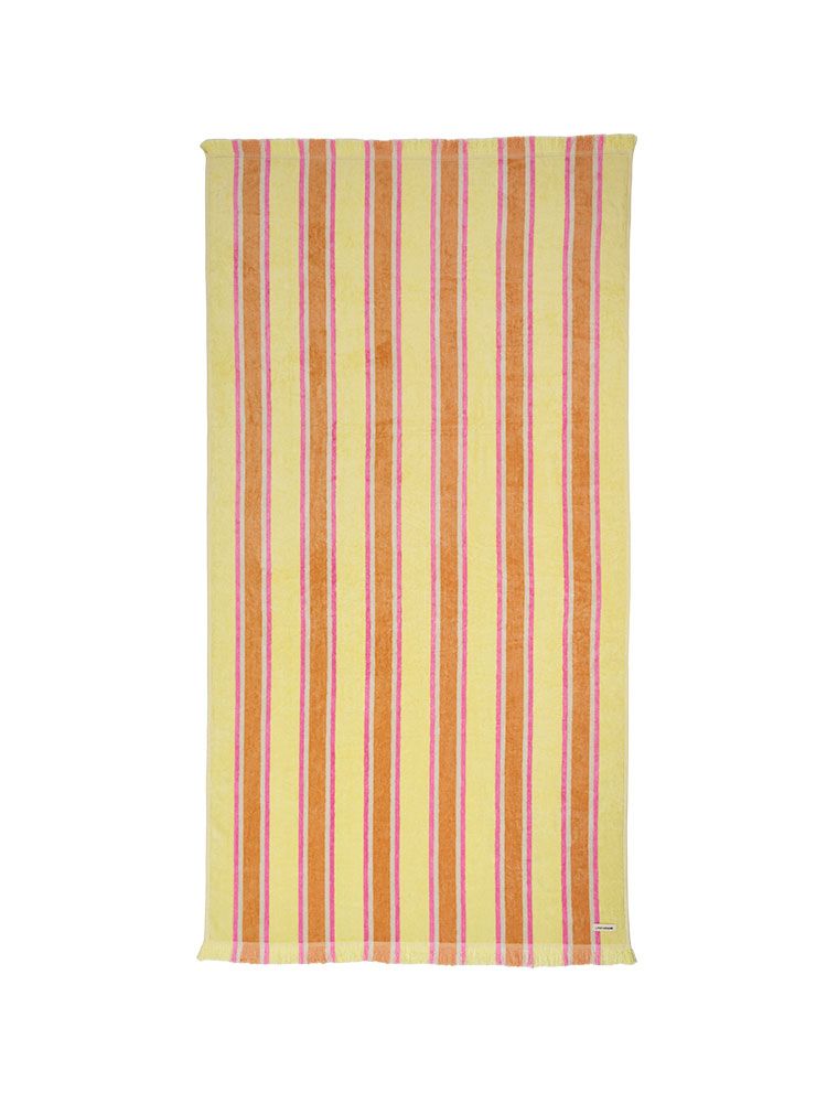 Linen House | Brazil 95x175 Beach Towel | Yellow