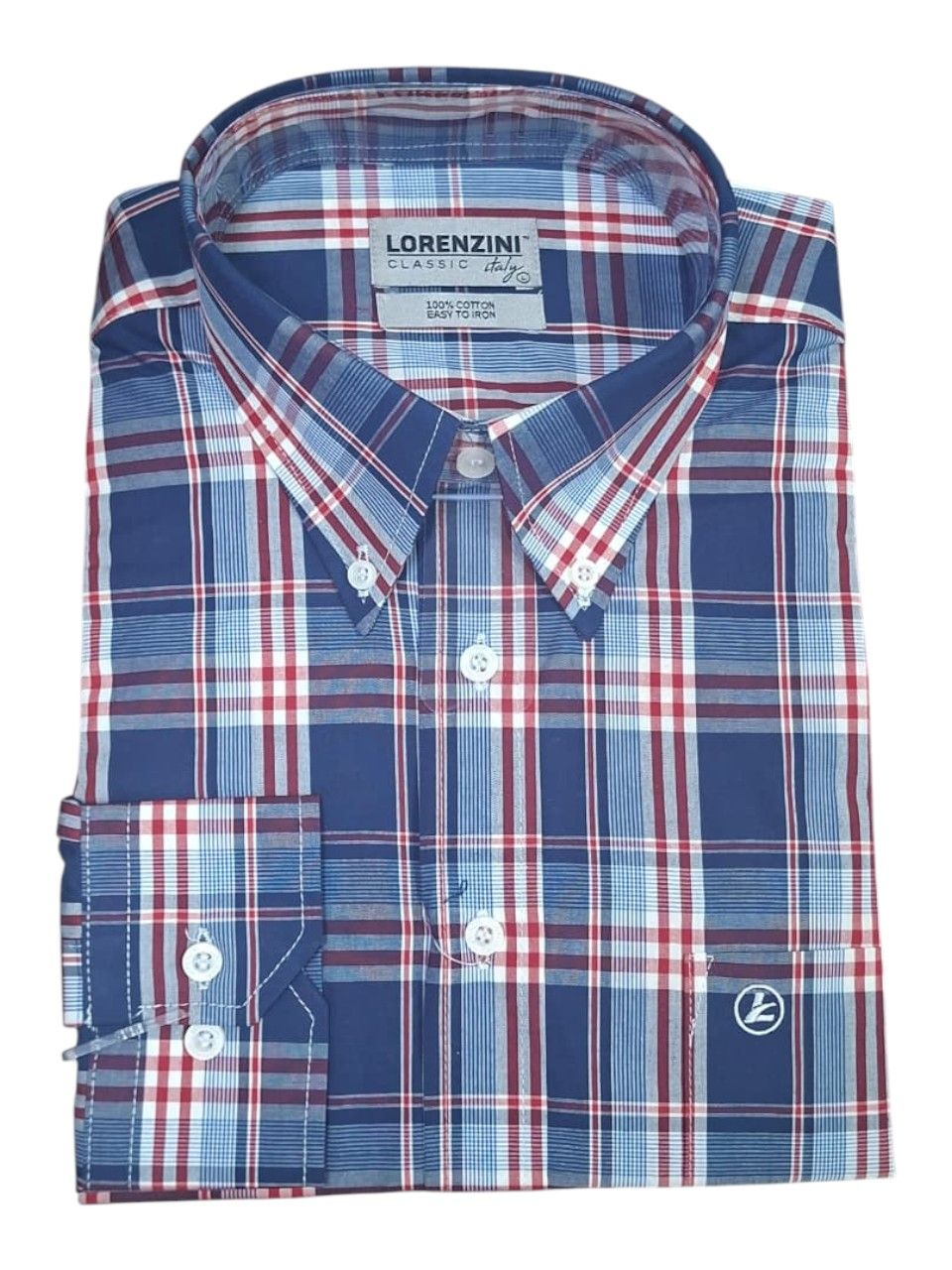 Lorenzini | Classic Long Sleeve Shirt | LO50/301 | Navy