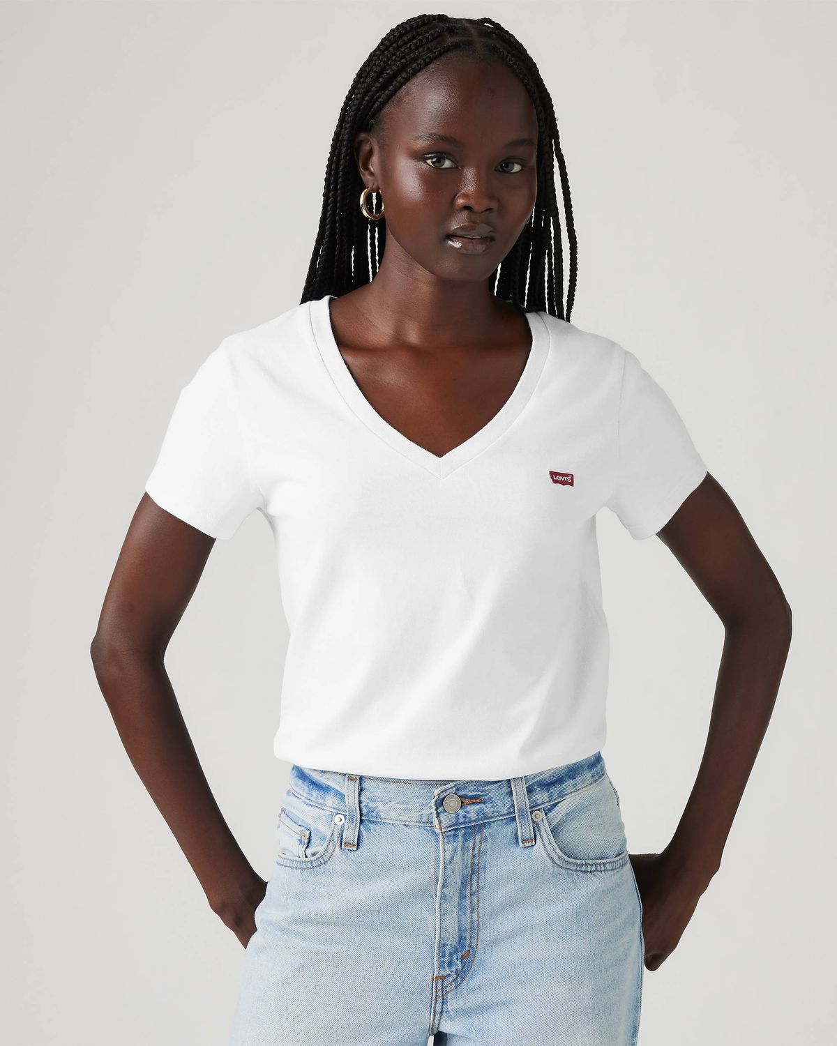 Levi's | Perfect V-Neck T-Shirt | White
