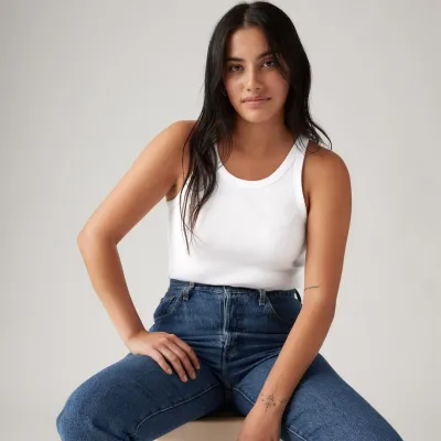 Levi's | Essential Racer Tank | White