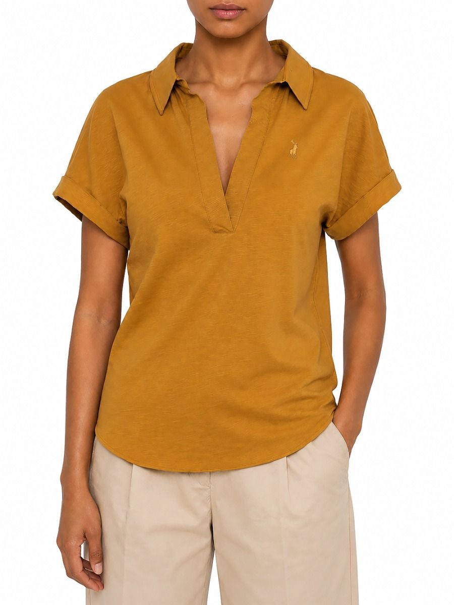 Polo | wmn Bella Slub Golfer | Bronze