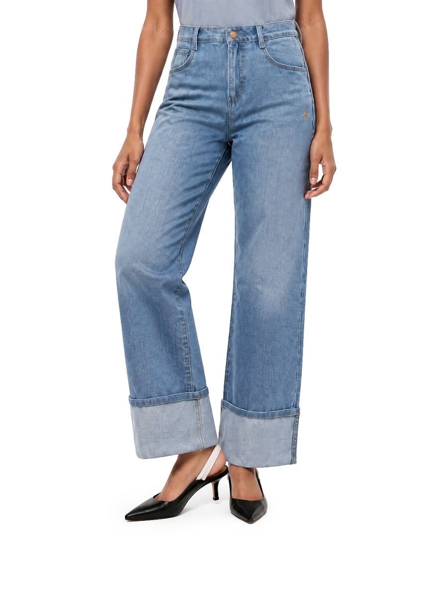 Polo | wmn Ziyanda Relaxed Leg Jeans | Medium Wash