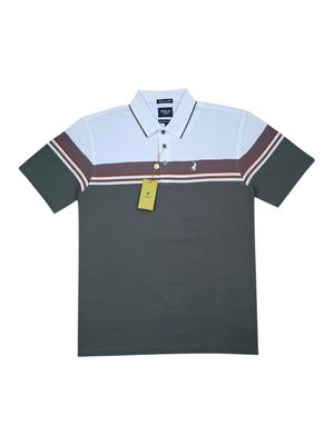Polo | Print Double Mercerised Golfer | Green