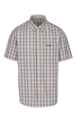 Pringle | Stephan Classic Short Sleeve Shirt | Brown