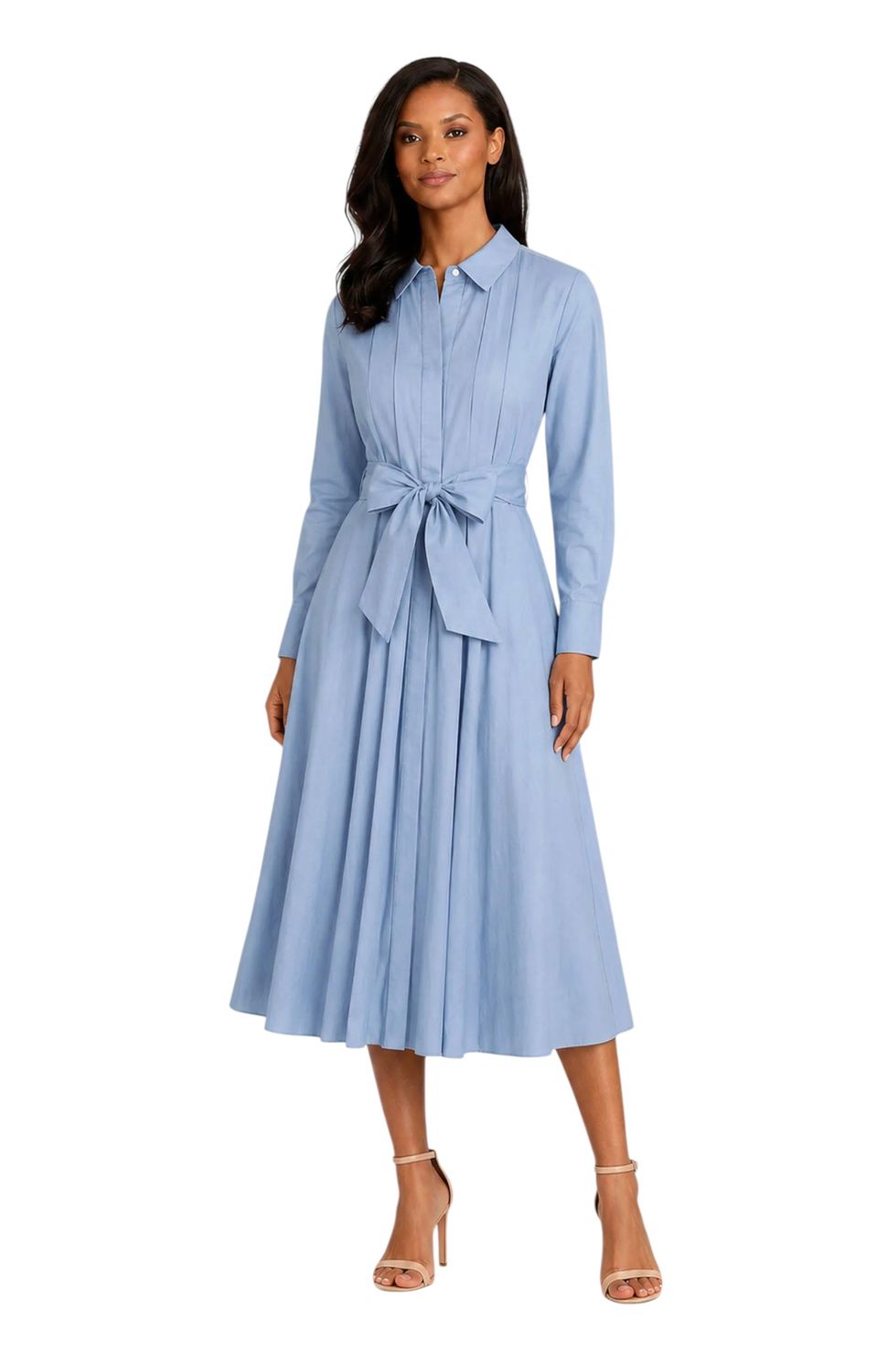 Pringle | Anya Shirt Dress | Blue