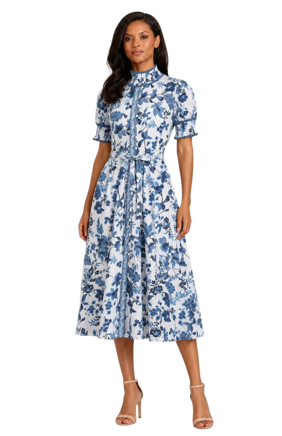 Pringle | Patty Floral Dress | Blue