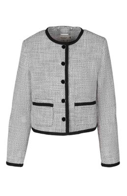 Pringle | Lexi Tweed Jacket | Black &amp; White
