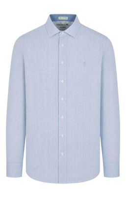Pringle | Ryan Tailored Long Sleeve Shirt | Blue