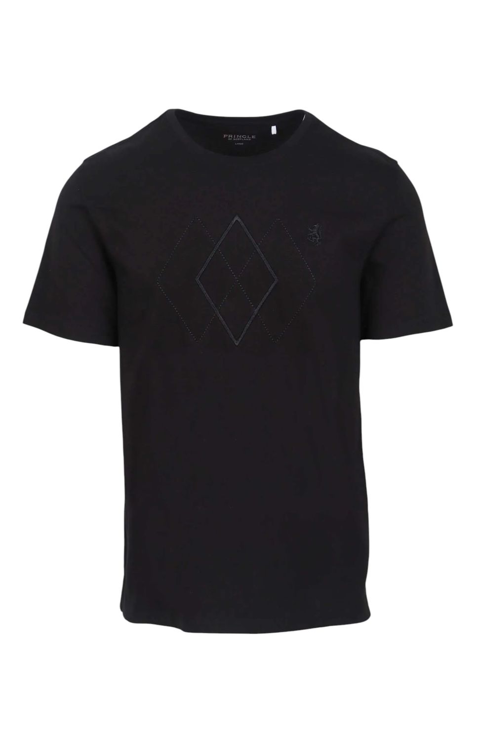 Pringle | Benjamin Embroidery T-Shirt | Black
