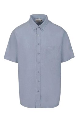 Pringle | Barry Classic Short Sleeve Shirt | Mid Blue