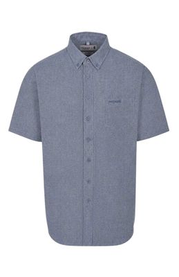 Pringle | Barry Classic Short Sleeve Shirt | Mid Navy