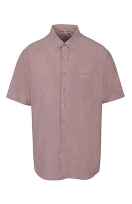 Pringle | Barry Classic Short Sleeve Shirt | Dusty Pink