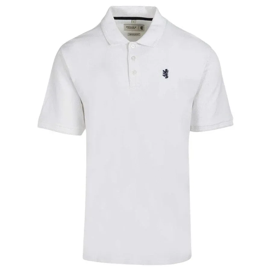 Pringle | Adam Pique Golfer | White