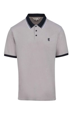 Pringle | Charl Jacquard Collar Golfer | Stone