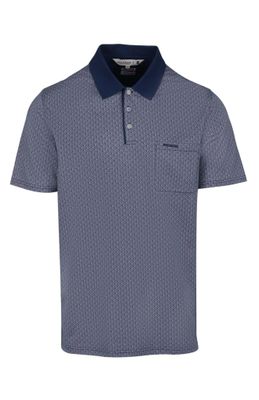 Pringle | Simon Jacquard Mercerised Golfer | Navy