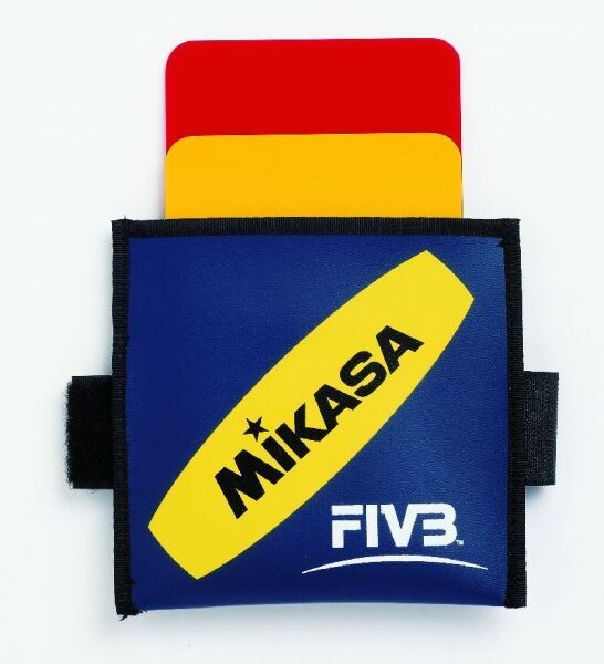 Mikasa FIVB Schiedsrichterkarten - Disziplinarkarten