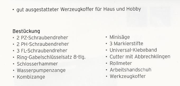 HM Müllner Werkzeugkoffer „Starter“, bestückt