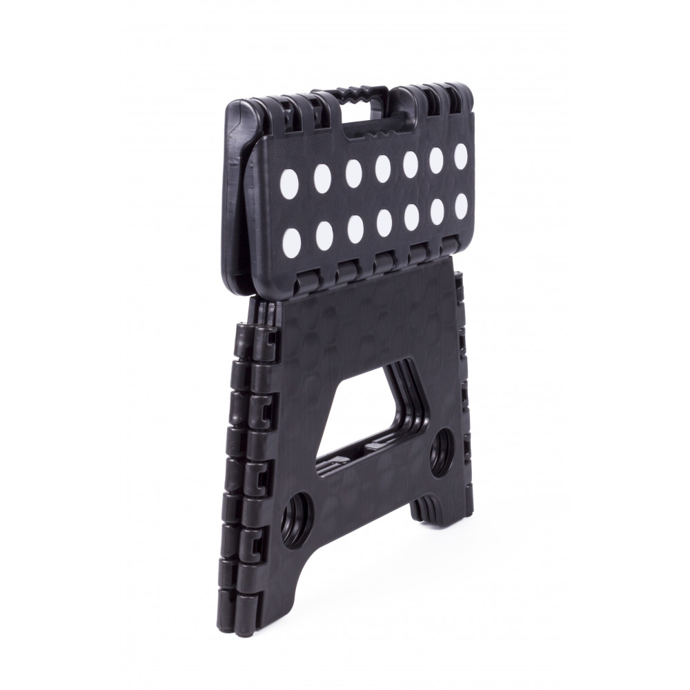 Faltenhocker schwar/weiß klein 80kg