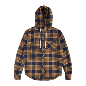 GREENLAKE HOODED FLANNEL SHIRT GREENLAKE HOODED FLANNEL SHIRT